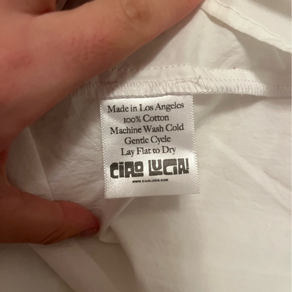 Ciao Lucia White Midi Dress - Picture 5 of 8